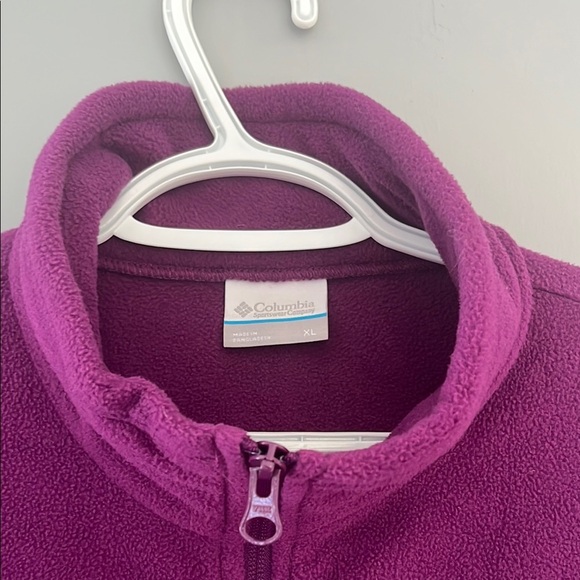 Columbia Purple Fleece Sweater - Picture 5 of 9